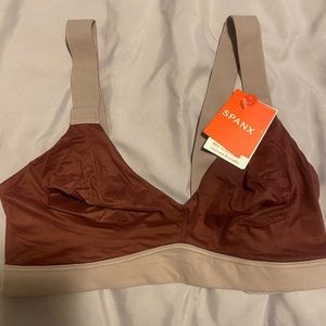 Spanx bralette. Bra-llelujaah. Unlined bralette. Large. Purple